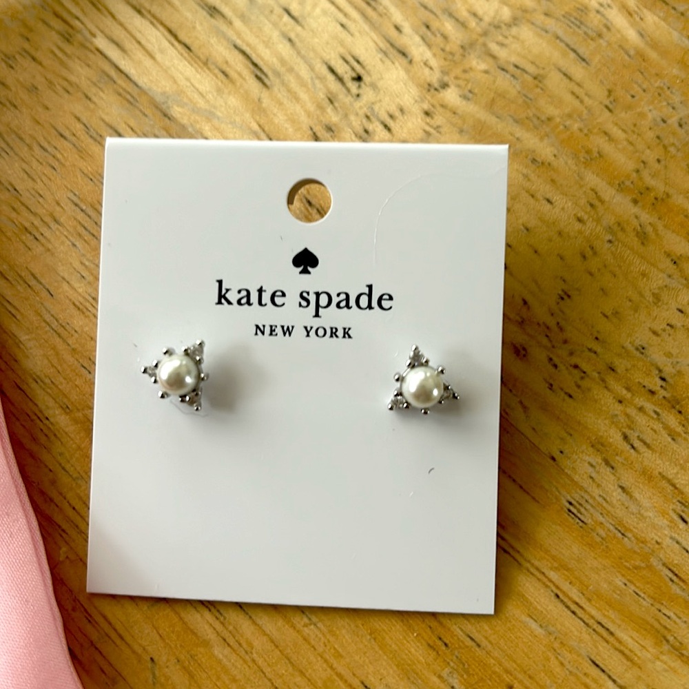 kate spade You're A Gem Triangle Studs